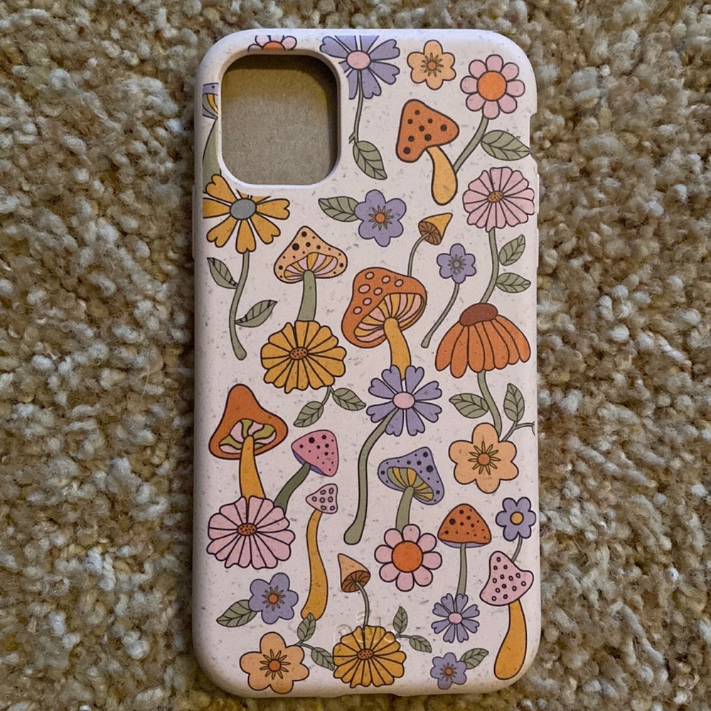 Pela Seashell Shrooms  and blooms iPhone 11 phone case